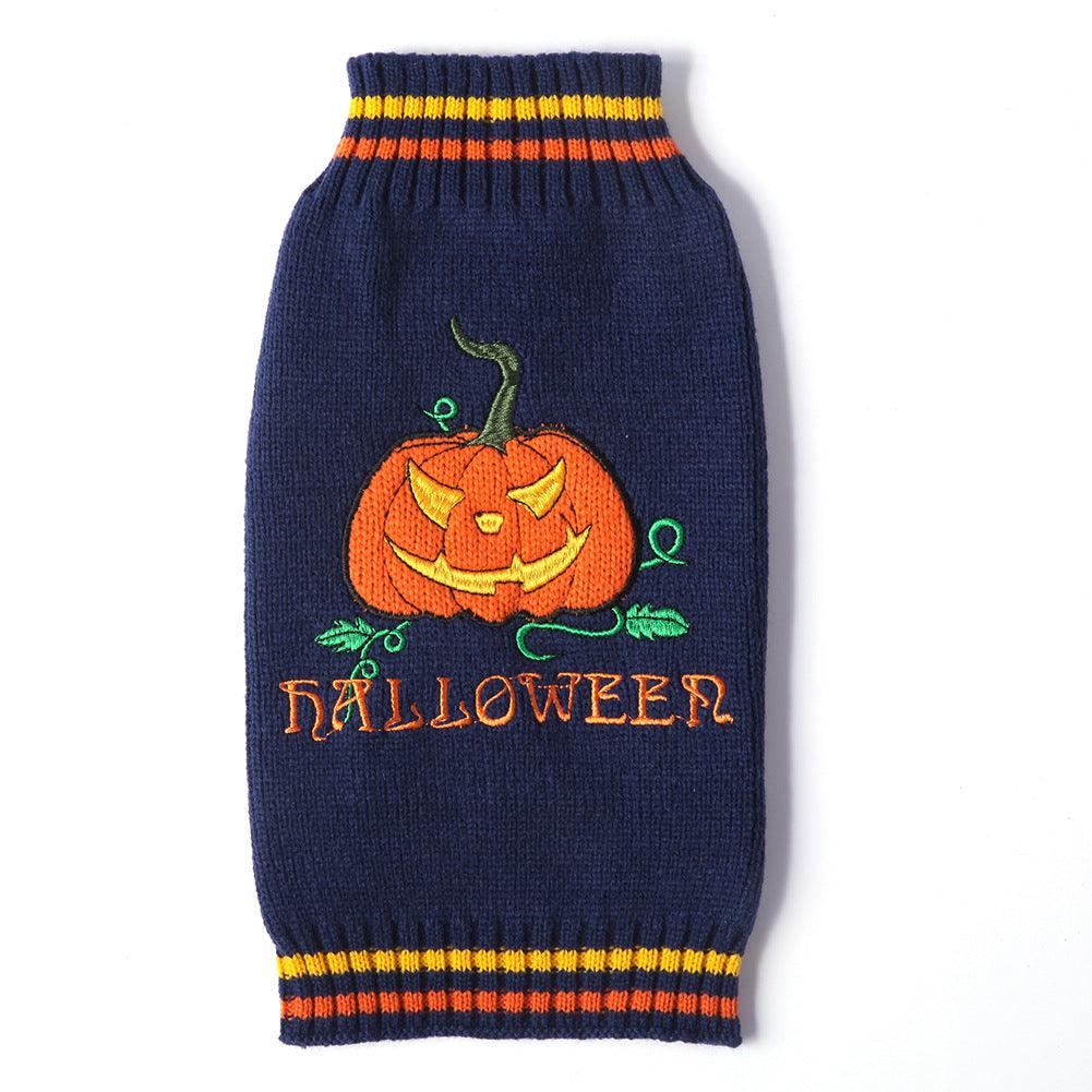 Spooky Pumpkin Pup Sweater-2