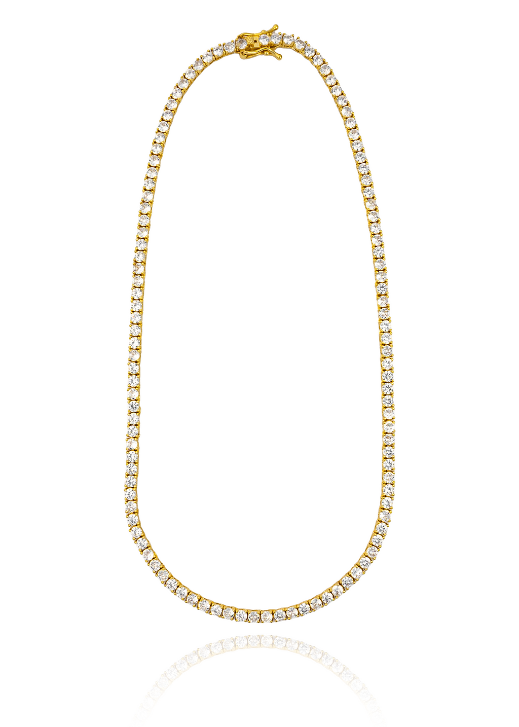 4mm CZ Tennis Bracelet (I450/H101)-3