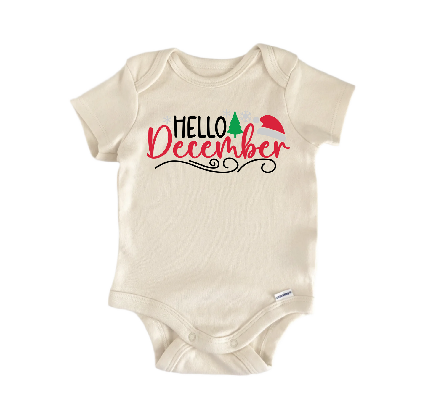 Hello December - Baby Boy Girl Clothes Infant Bodysuit Funny Cute-0