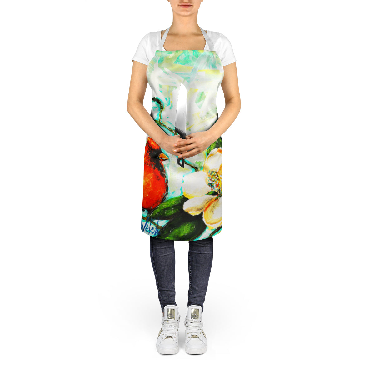 Cardinal Aqua Apron-4