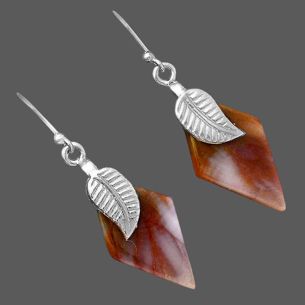 Natural Sandalwood Earrings E-1137 SDE87736-2