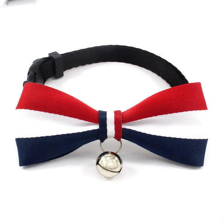British Monochrome Nylon Cat Bell Collar-0