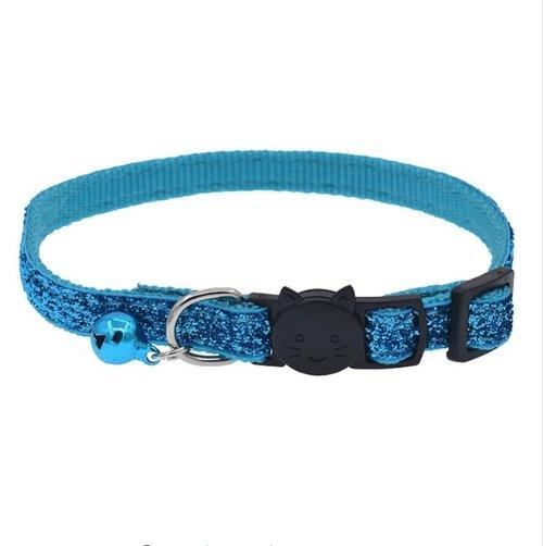 Colorful Fish Scale Cat Collar With Adjustable Bell - Stylish And Safe Pet Accessory-6