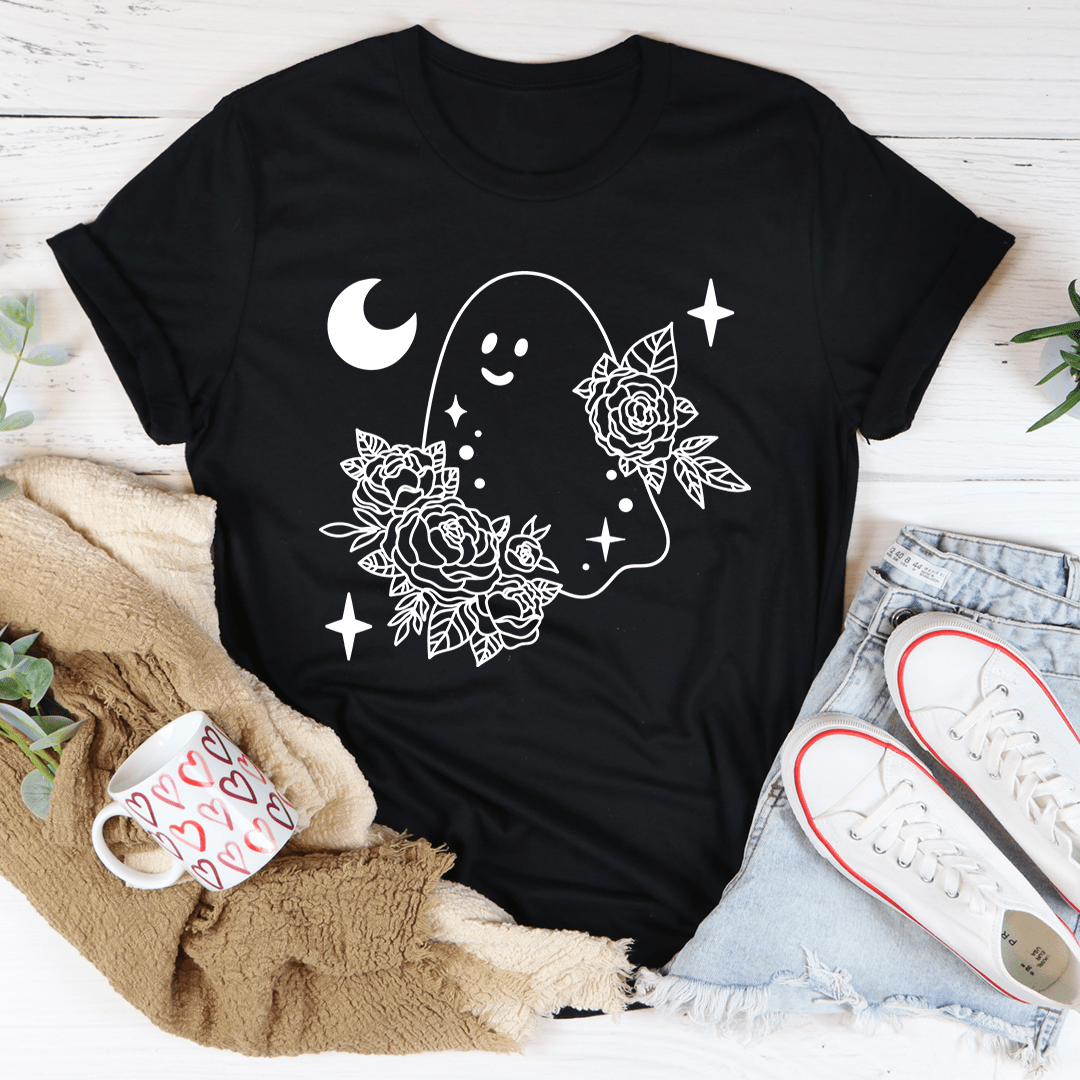 Floral Ghost T-Shirt-2