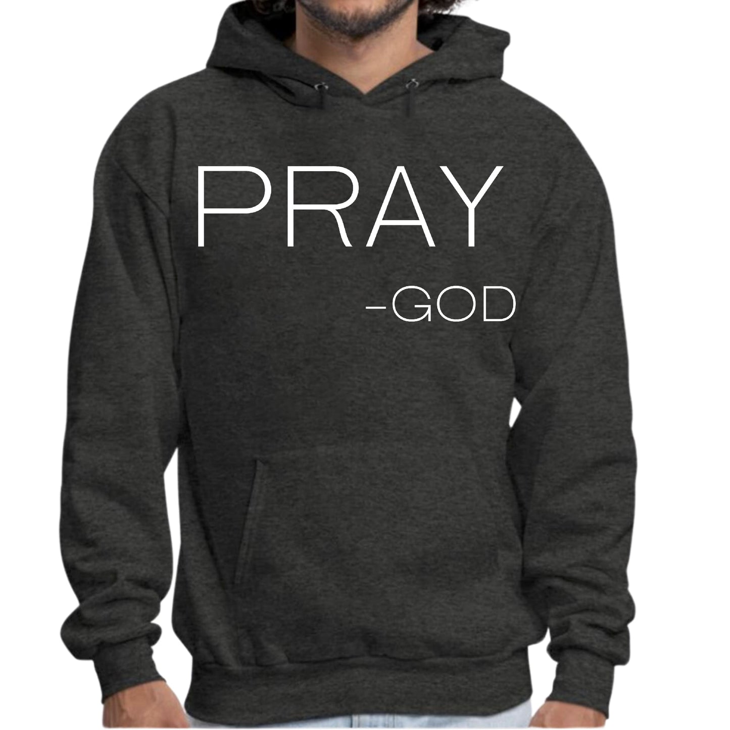 Mens Graphic Hoodie Say it Soul - Pray -god-6