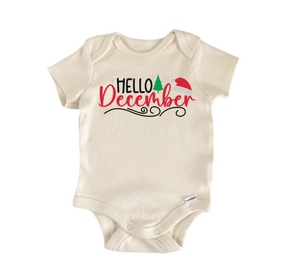Hello December - Baby Boy Girl Clothes Infant Bodysuit Funny Cute-0