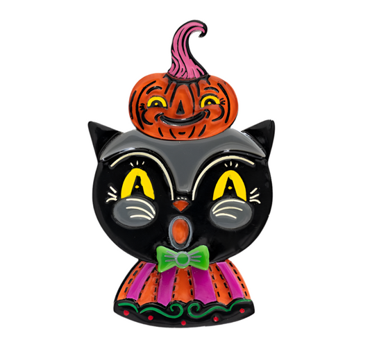 Black Cat w/ Kinny Brooch by Johanna Parker x Lipstick & Chrome-0