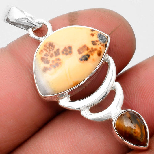 Natural Maligano Jasper & Pietersite Pendant P-1693 SDP104803-0