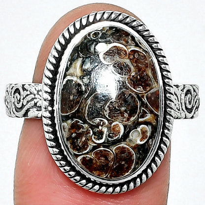 Natural Turtella Jasper - USA Ring size-9.5 R-1067 SDR237621-0