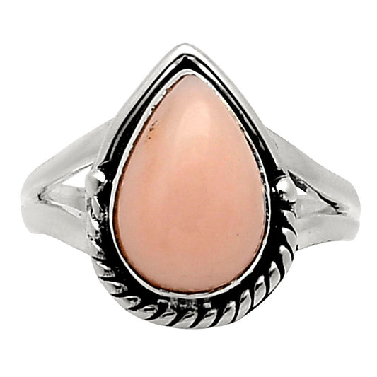 Natural Pink Opal - Australia Ring size-6 R-1153 SDR249644-0
