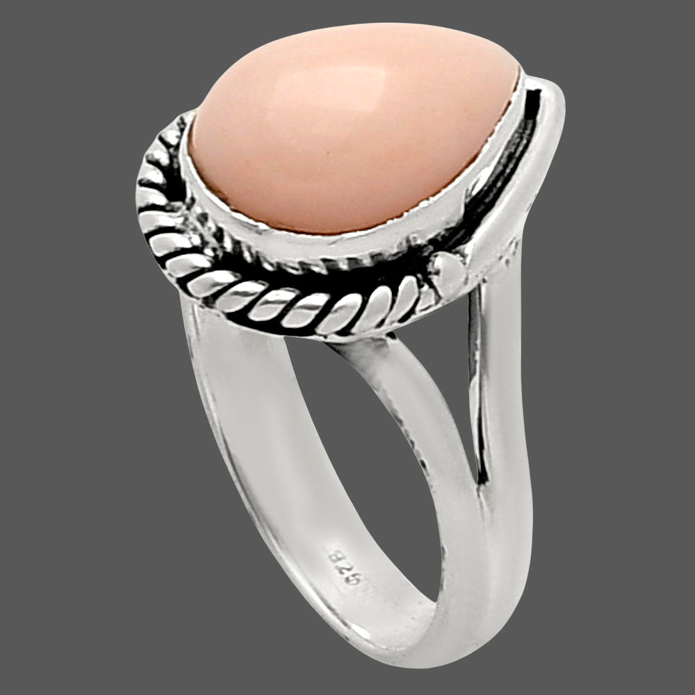 Natural Pink Opal - Australia Ring size-6 R-1153 SDR249644-2