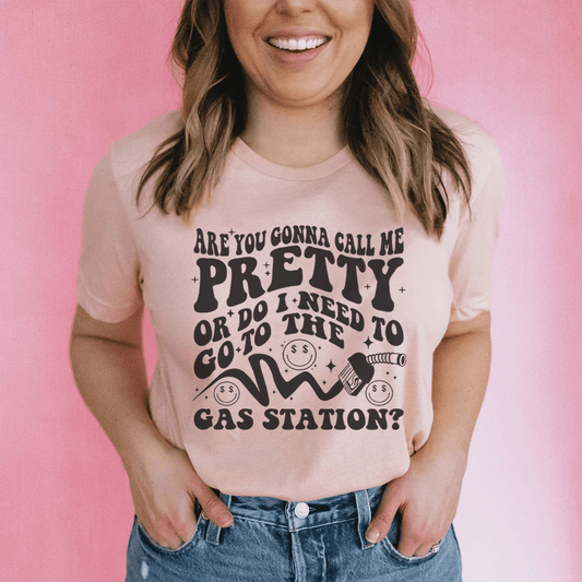 Are You Gonna Call Me Pretty Tee-0