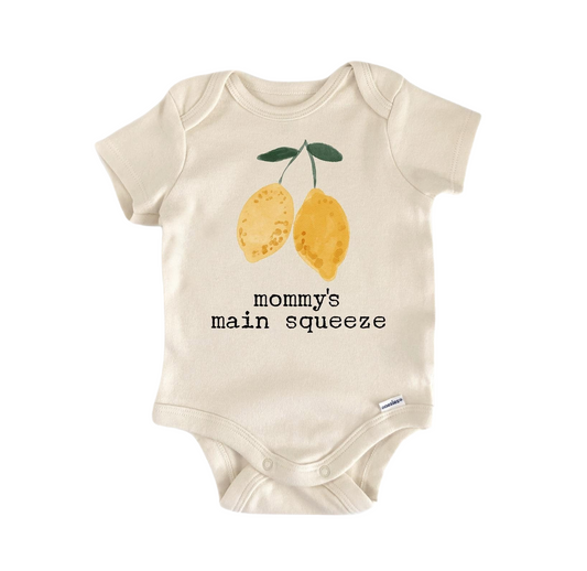 Lemon Main Squeeze - 1 Baby Boy Girl Clothes Infant Bodysuit Funny Cute Newborn-0
