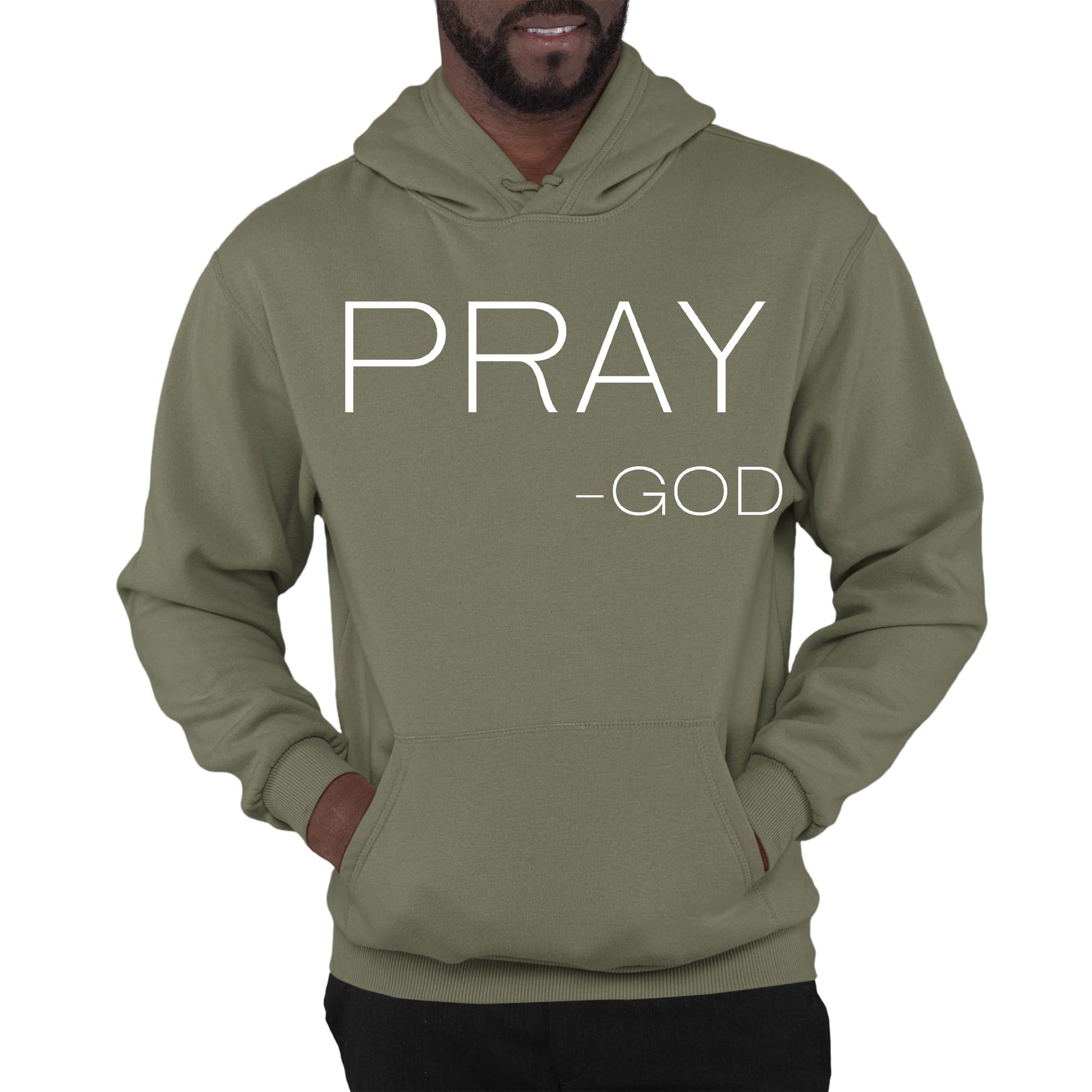 Mens Graphic Hoodie Say it Soul - Pray -god-5