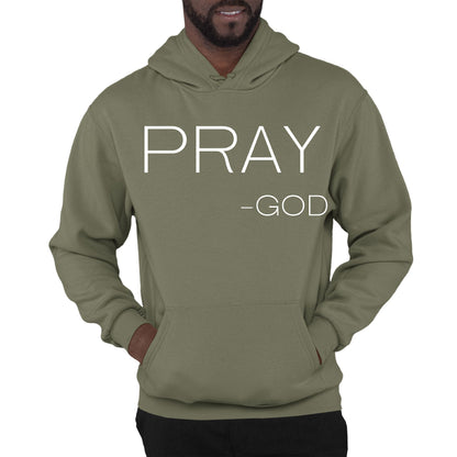 Mens Graphic Hoodie Say it Soul - Pray -god-5