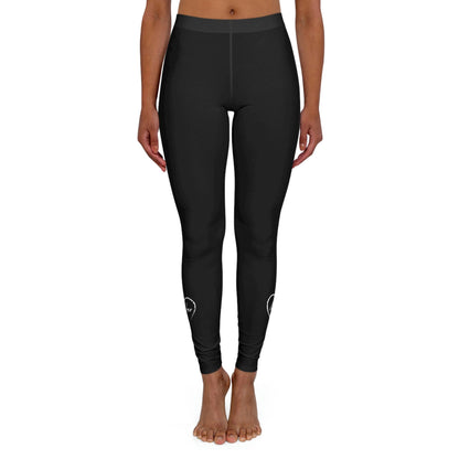 Womens Black Fitness Leggings - Say it Soul Love Her-1